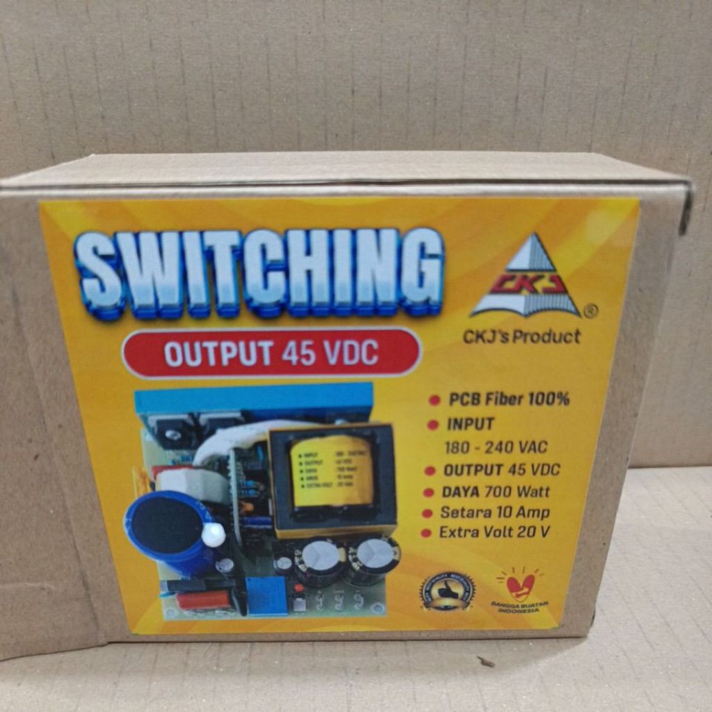SWITCHING 45 VDC CKJ / SMPS 500 Watt 45V