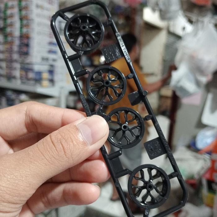 VELG TAMIYA ORIGINAL MEDIUM Y SPOKE HITAM / VELG Y SPOKE [LOSSEKIT]