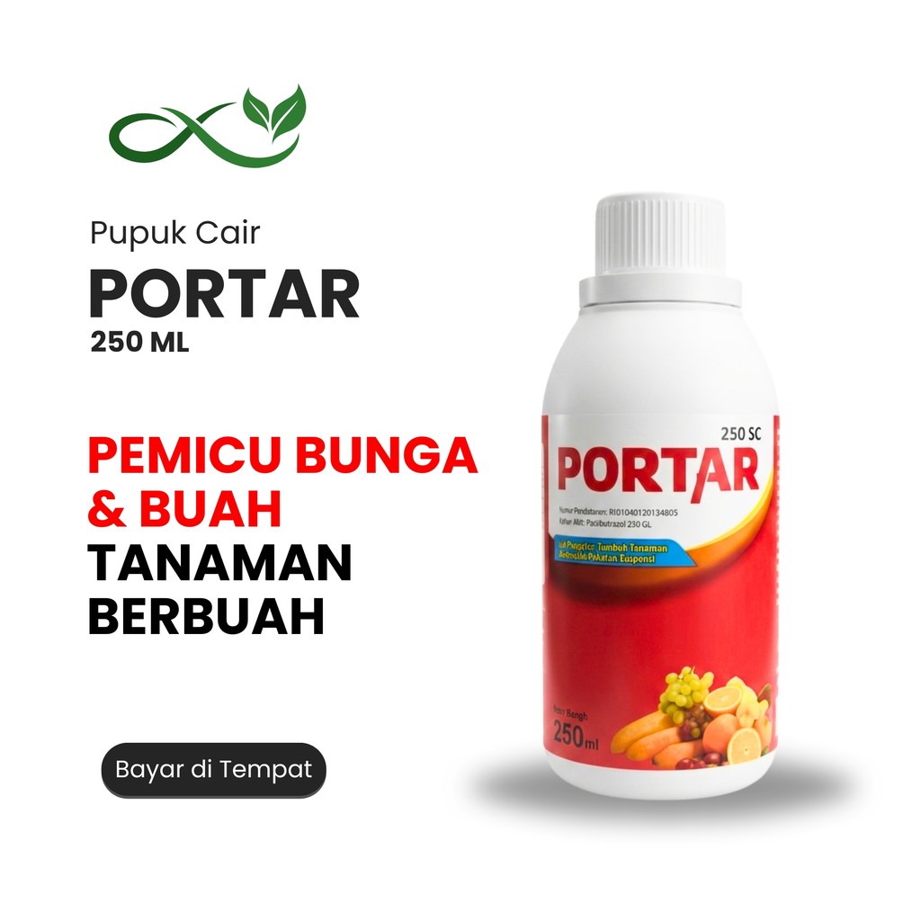 PORTAR Paclobutrazol 250ml – Pemicu Bunga & Buah Tanaman Berbuah