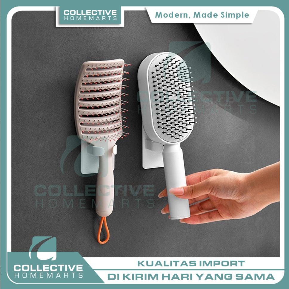 Hook Gantungan Tempat Sisir Catokan Rambut Shaver Rak Cermin Salon Kabinet Wastafel Kamar Mandi Mult