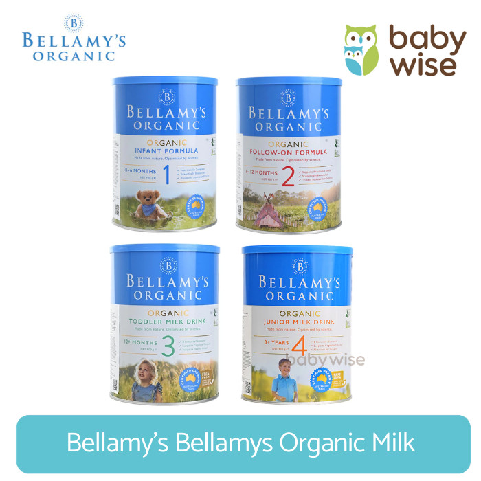 Bellamy's Bellamys Organic Milk - Susu Formula Step 1 2 3 4