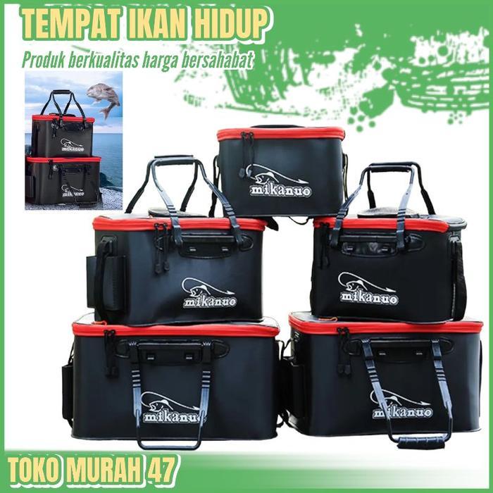 Tas Tempat Ikan Hidup Anti Bocor Tempat Udang Umpan Hidup Mancing Ikan - 19 CM