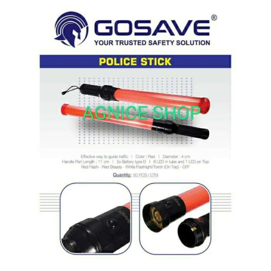 Lampu Tongkat Lalu Lintas Senter Polisi Stick Warning Light Parkir - lampu tongkat, GOSAVE