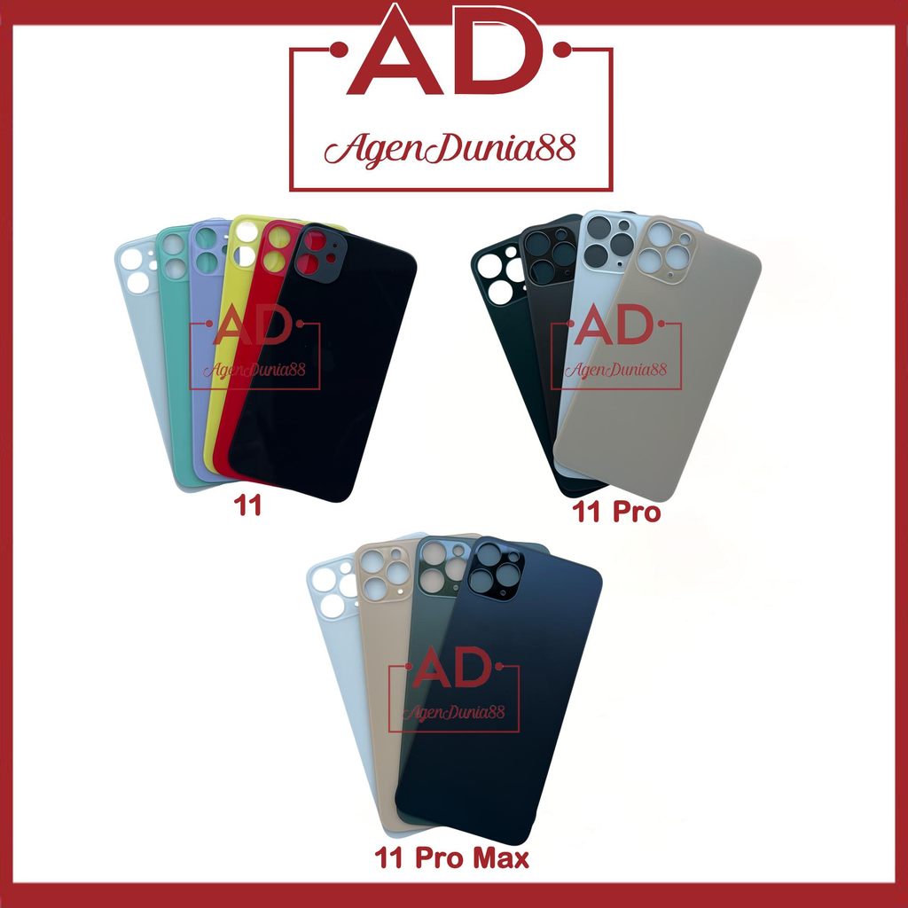 Agendunia88 Backdoor Back Glass For Iphone 11 - 11 Pro - 11 Pro Max