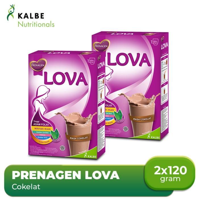 Prenagen Lova Susu Rasa Cokelat 120G (2 Pcs) - Prenagen Lova