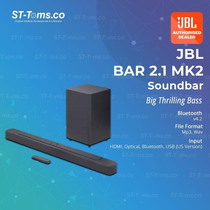 JBL Bar 2.1 Deep Bass (MK2) Mark 2 Soundbar With Wireless Subwoofer