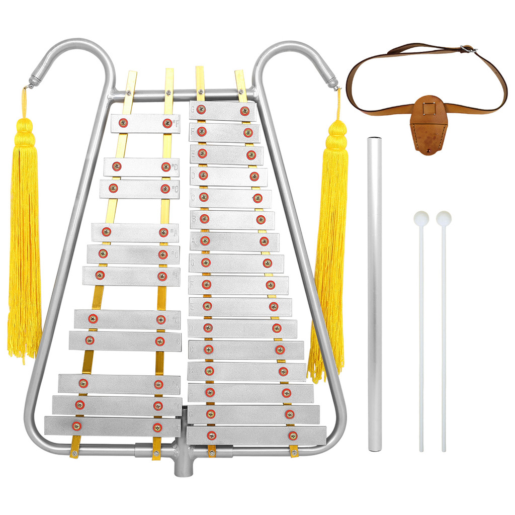 Percussion truments Marching Glockenspiel Lyra Bell Marching Glockenspiel 29 Notes Lyre Marching Bel