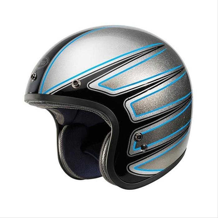 Helm Motor Half Face - Arai Classic Mod El Camino Silver Original