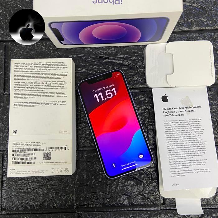 Promo Discon iPhone 12 mini 256GB ex iBox Second Original Fullset