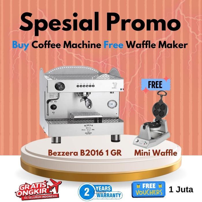 PROMO SPESIAL RAMADHAN Mesin Kopi Espresso Bezzera B2016 Single Group head Garansi 2 Tahun - B2016 F