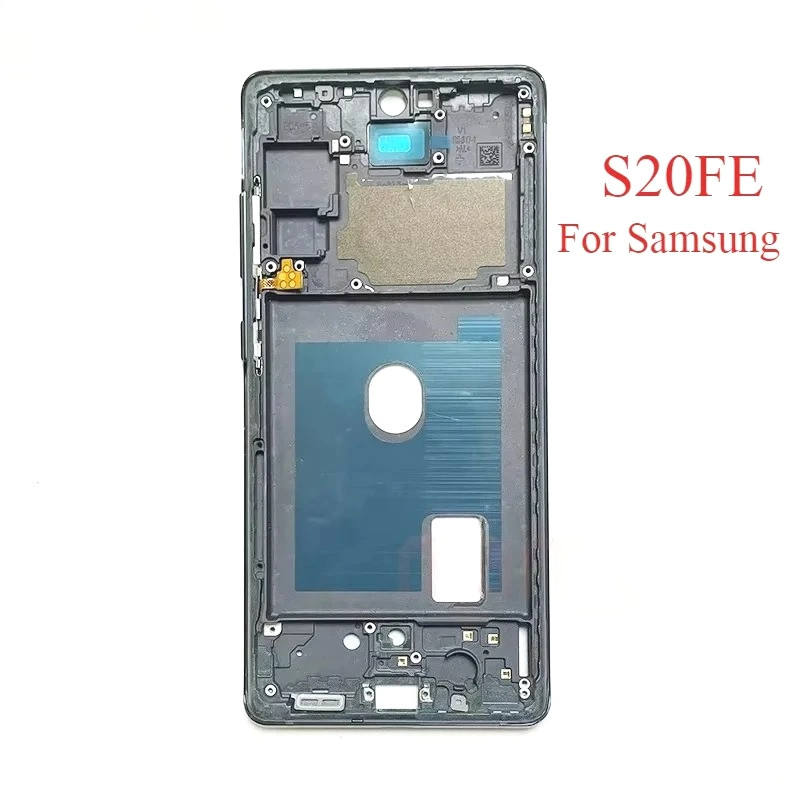 For Samsung Galaxy S20 FE Middle Frame Bezel S20FE Moblie Repair LCD Refurbish