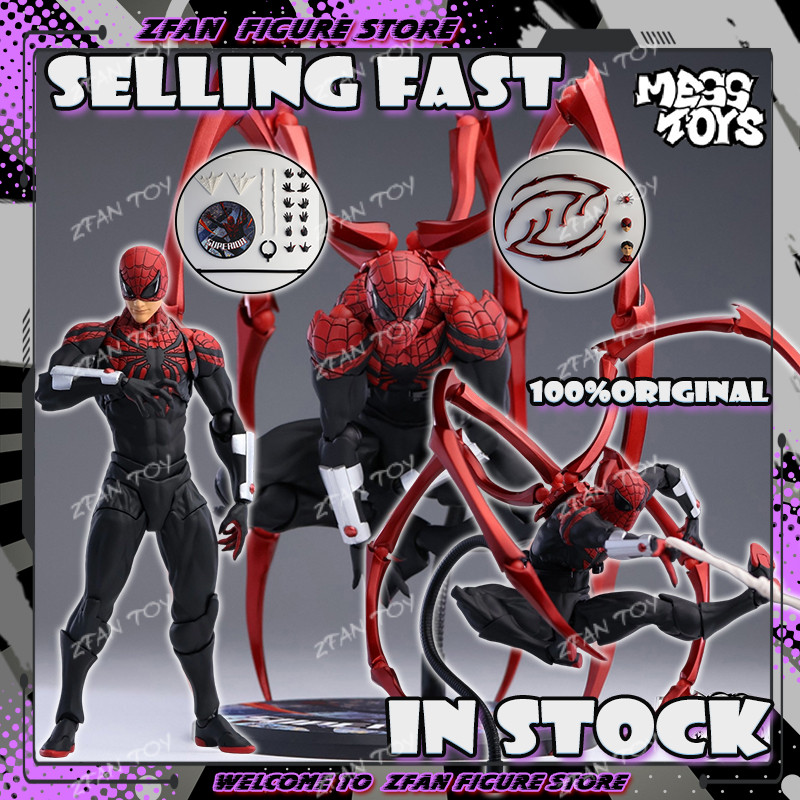 NEW MessToys Superior Spiderman Figures Mess Toys Kaine Parker SpiderMan Anime Action Figure CT Toys
