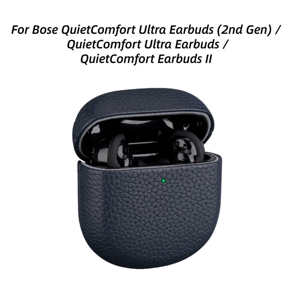 Real Leather Business Case for Bose QuietComfort Ultra Earbuds / QuietComfort Ultra Earbuds (2nd Gen