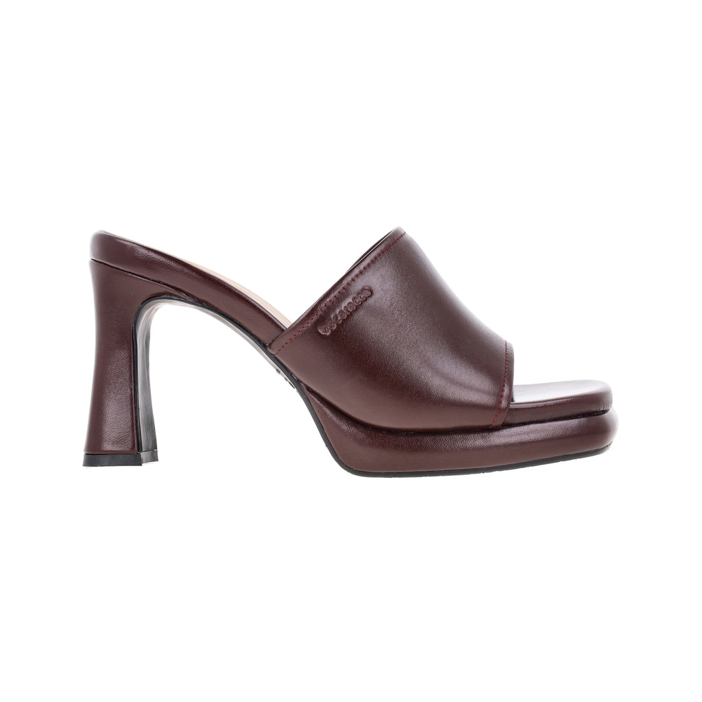 Bocorocco Daniella 01 Merah Marron – Sandal Hak Tinggi Wanita Kulit Asli Premium