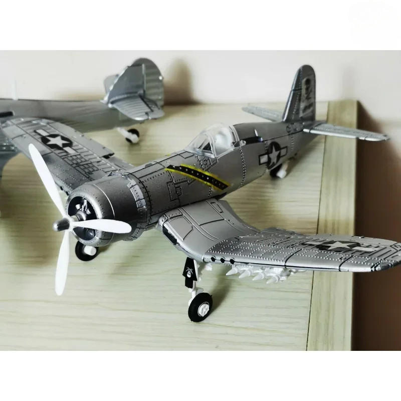 1/48 WWII American Corsair Mustang British Spitfire Hurricane German BF109 Fighter Jet Plastic Assem