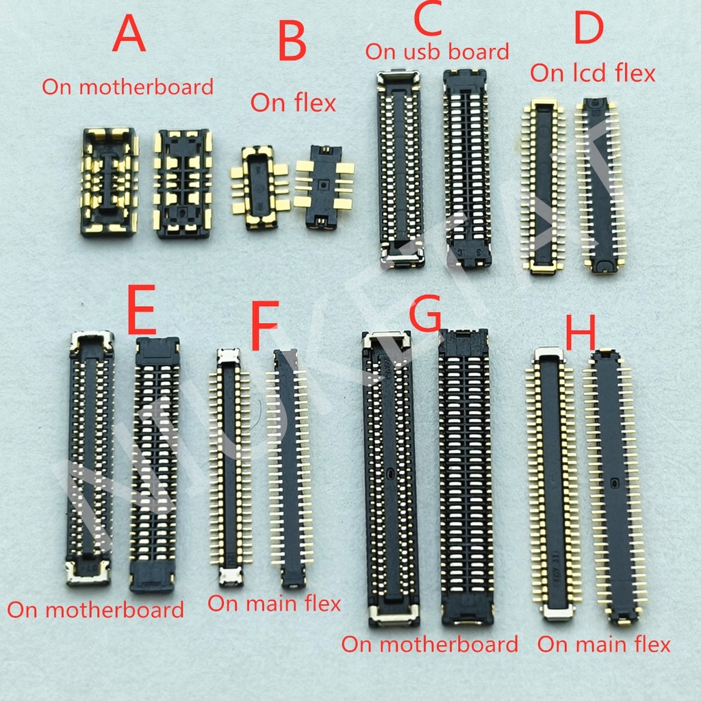3-5pcs Konektor FPC Layar LCD Pengisi Daya USB Baterai Flex Plug Untuk Xiaomi Mi M 11T Pro 11TPro Mi