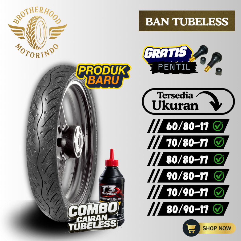 BAN MAXXIS VOLANS ( 60/80-17 / 70/80-17 / 70/90-17  80/80-17 / 80/90-17 / 90/80-17 ) BAN TUBLES RING