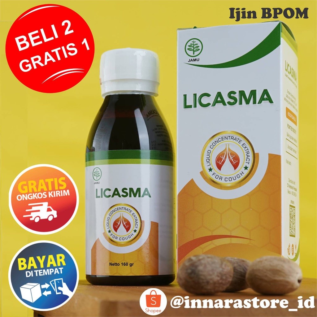 LICASMA OBAT ASMA, SESAK NAFAS, TBC, BATUK BERDAHAK - LICASMA MADU HERBAL ALAMI