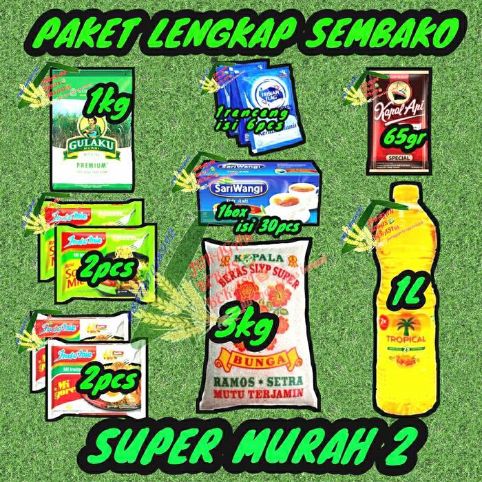 PAKET SEMBAKO BERMERK LENGKAP SUPER MURAH 2