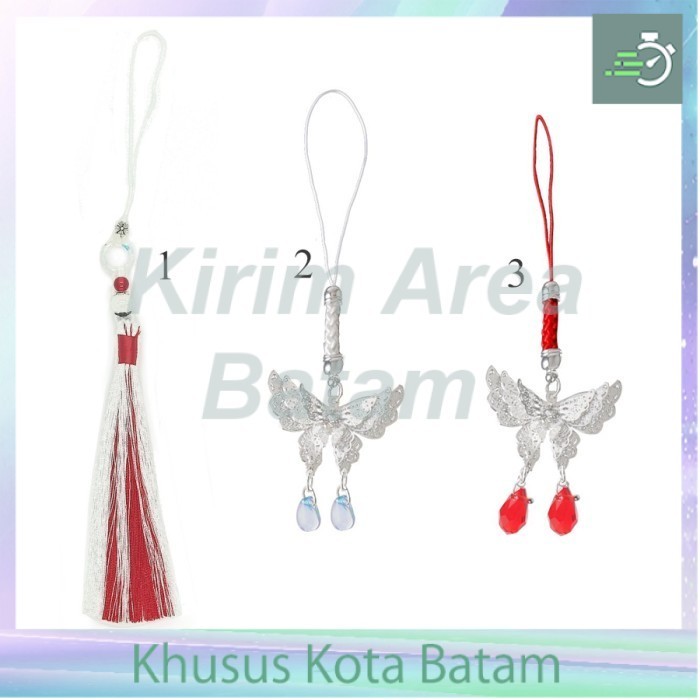 Gantungan strap rumbai tian guan ci fu