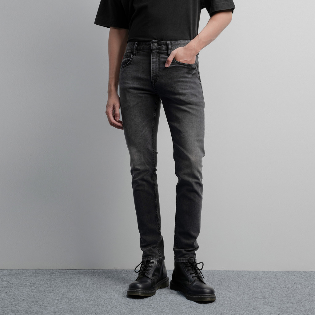Lee Cooper Jeans Norris Worn Dark Black Gail