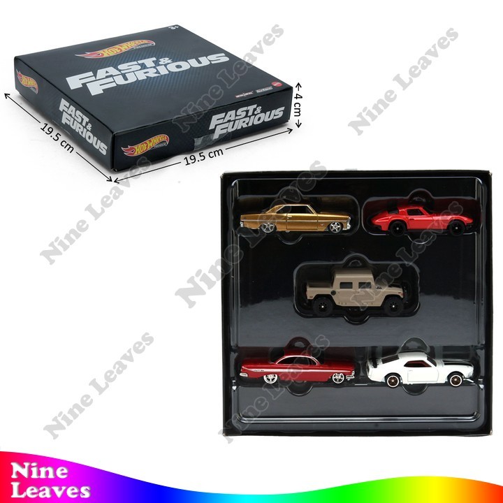 Hot Wheels Fast & Furious 5 Pcs Fast & Furious