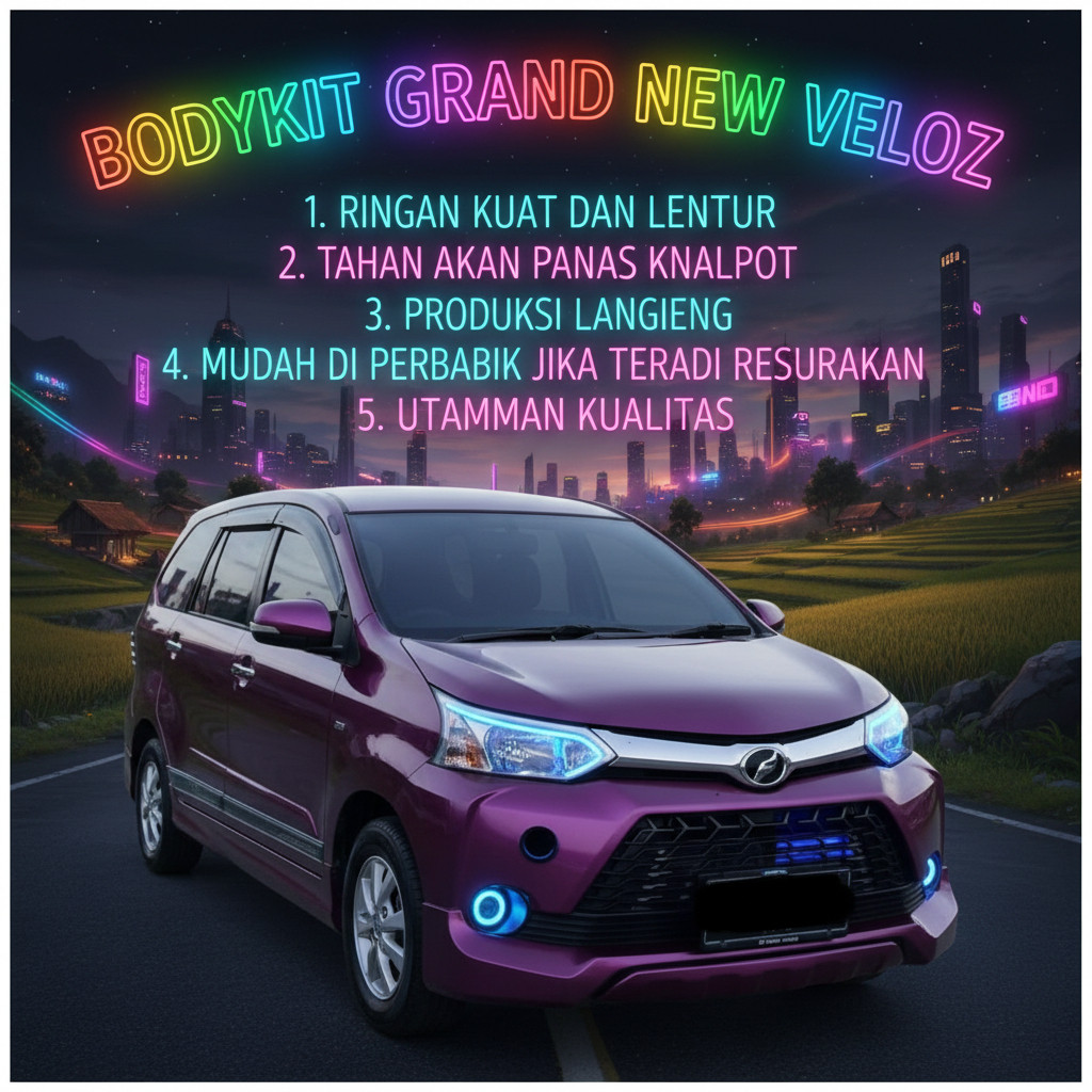 bodikit BODYKIT GRAND NEW VELOZ 2016 2017 2018 BODYKIT AVANZA VELOZ 2015-2018