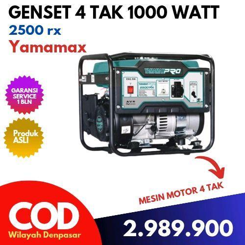 Mesin Genset Bensin 1000 Watt Generator 4 Tak Yamamax Pro 2500RX