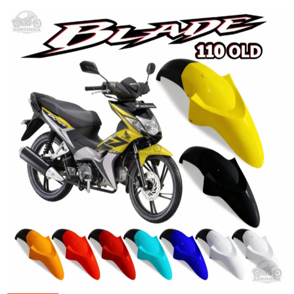 SPAKBOR DEPAN BLADE LAMA 110 HITAM MERAH BIRU PUTIH BAHAN TEBAL CAT METALIK MIRIP ORIGINAL