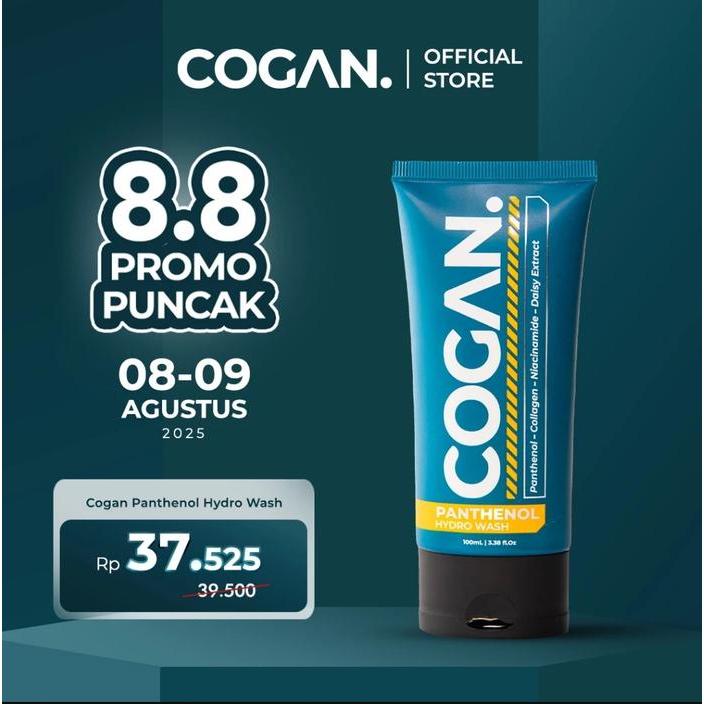 COGAN Panthenol Sabun Cuci Muka Pemutih Pria - Sabun Perawatan Wajah Muka Kusam Cowok