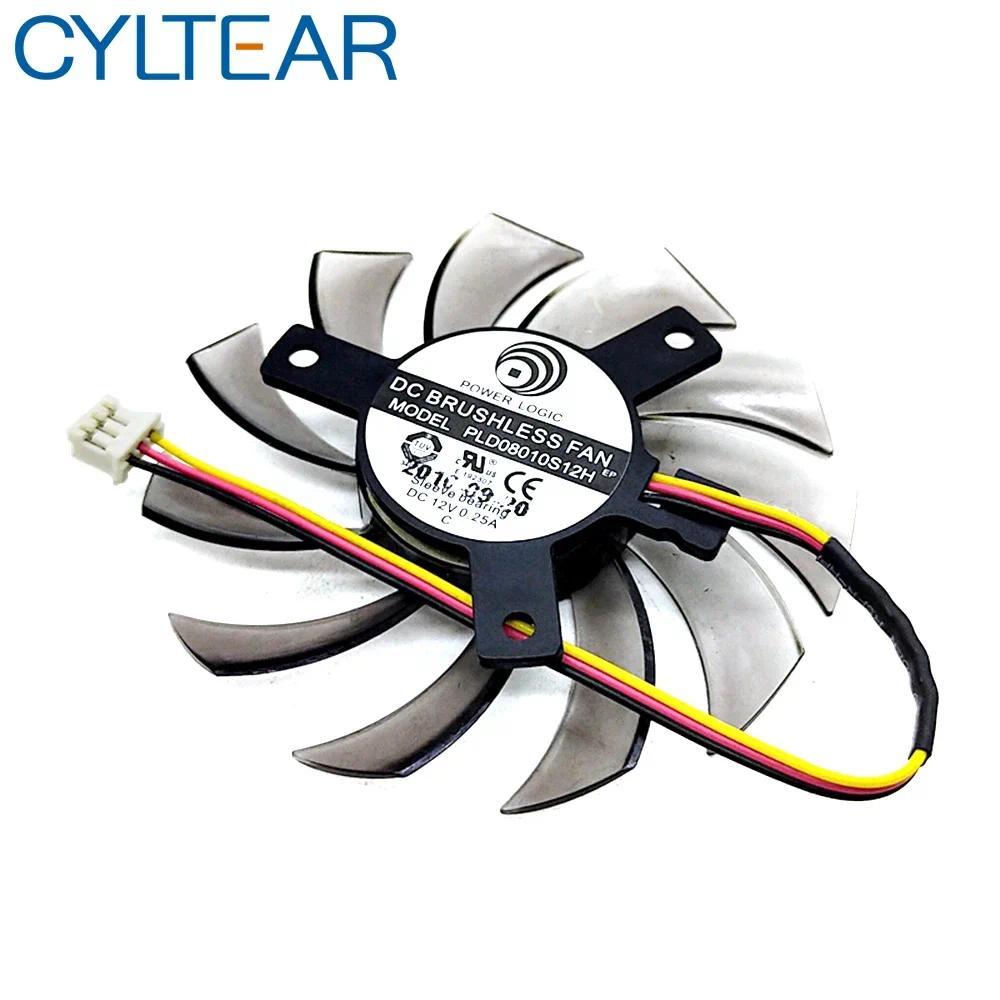 New 75MM PLD08010S12H Cooler Fan For Gigabyte HD 6850 7970 GTX 460 GTX560Ti R270X AMD R7 260x Graphi