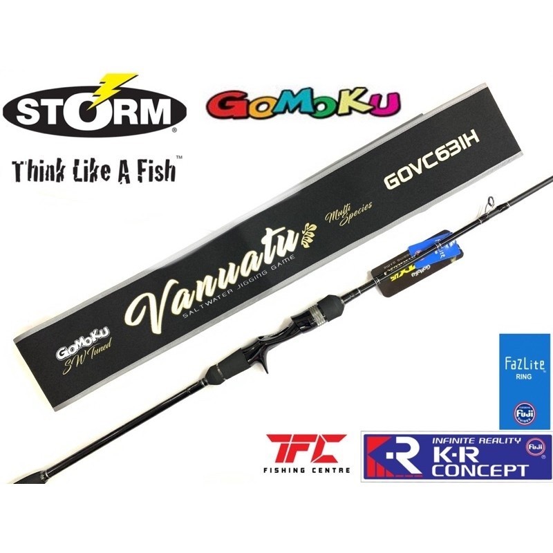 Joran Jigging Storm Gomoku Vanuatu PE 2 - 4 190cm - Spinning Rod Jigging Max 300gram