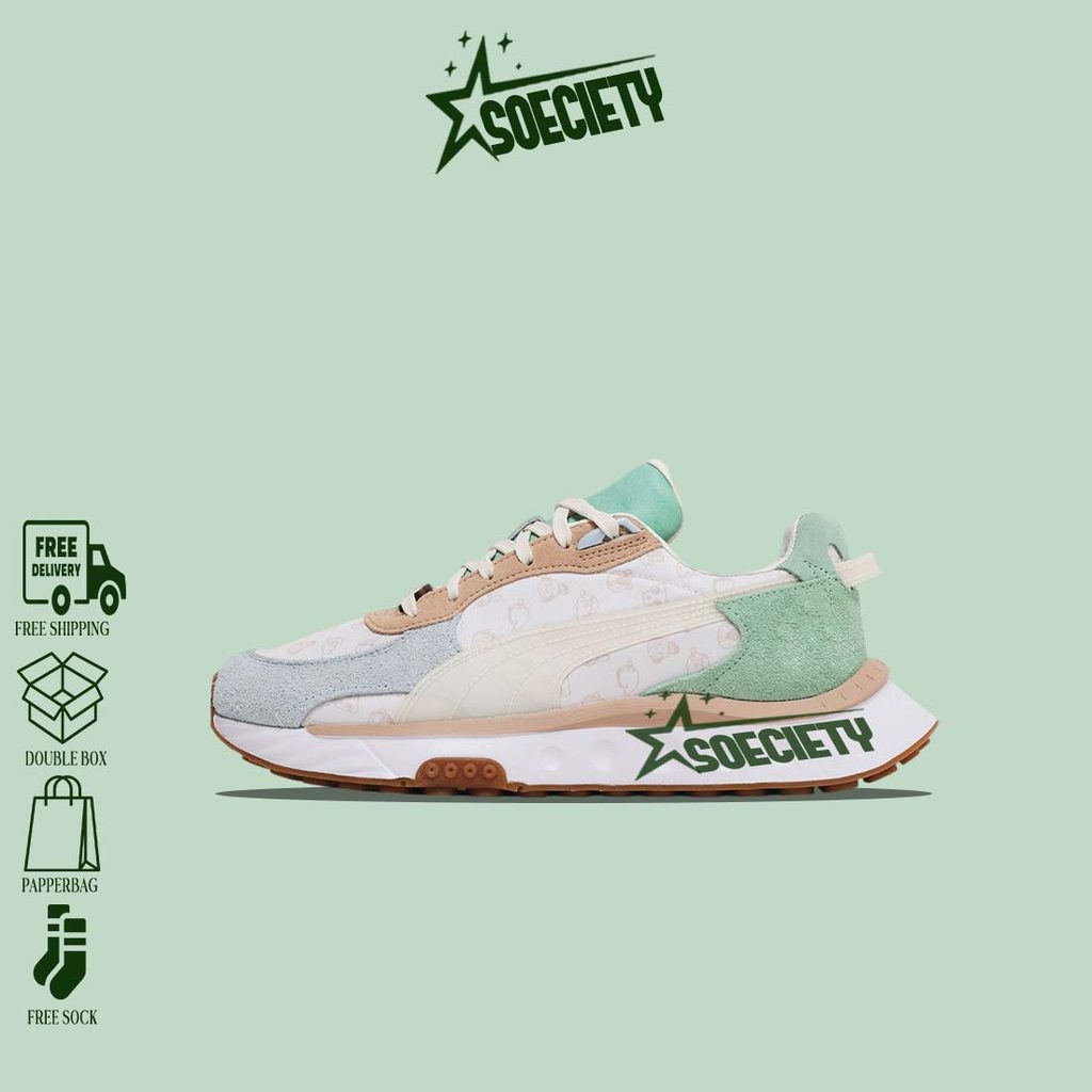 Sepatu Sneakers Puma x Animal Crossing Wild Rider BNIB Unisex