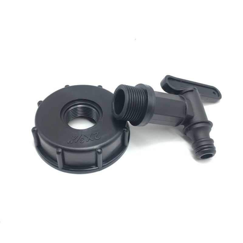 ASTARA - Konektor Tangki IBC Tutup Kran IBC S60x6 IBC Tank Adapter Kran Ke Drat Luar Kran Air