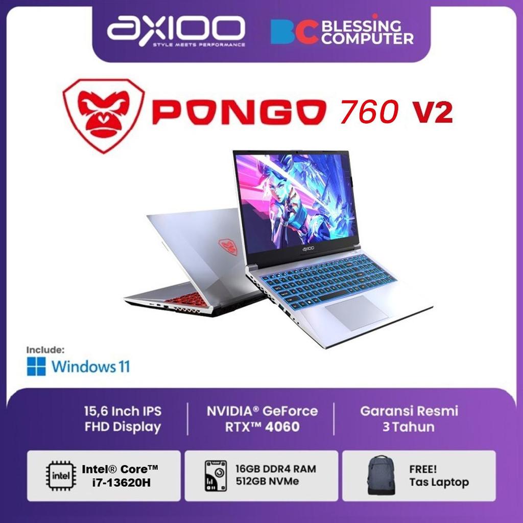 AXIOO PONGO 760 V2 Core i7 13620H 16GB 512GB 4060 Win 11 Pro