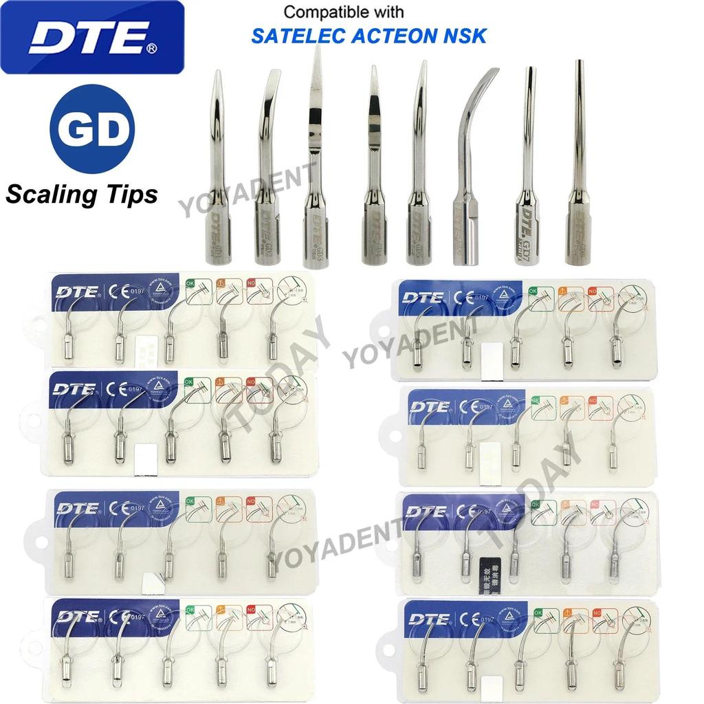 Woodpecker DTE Dental Ultrasonic Scaler Tip G Scaling Tip Fit SATELEC ACTEON NSK Scaler Handpiece
