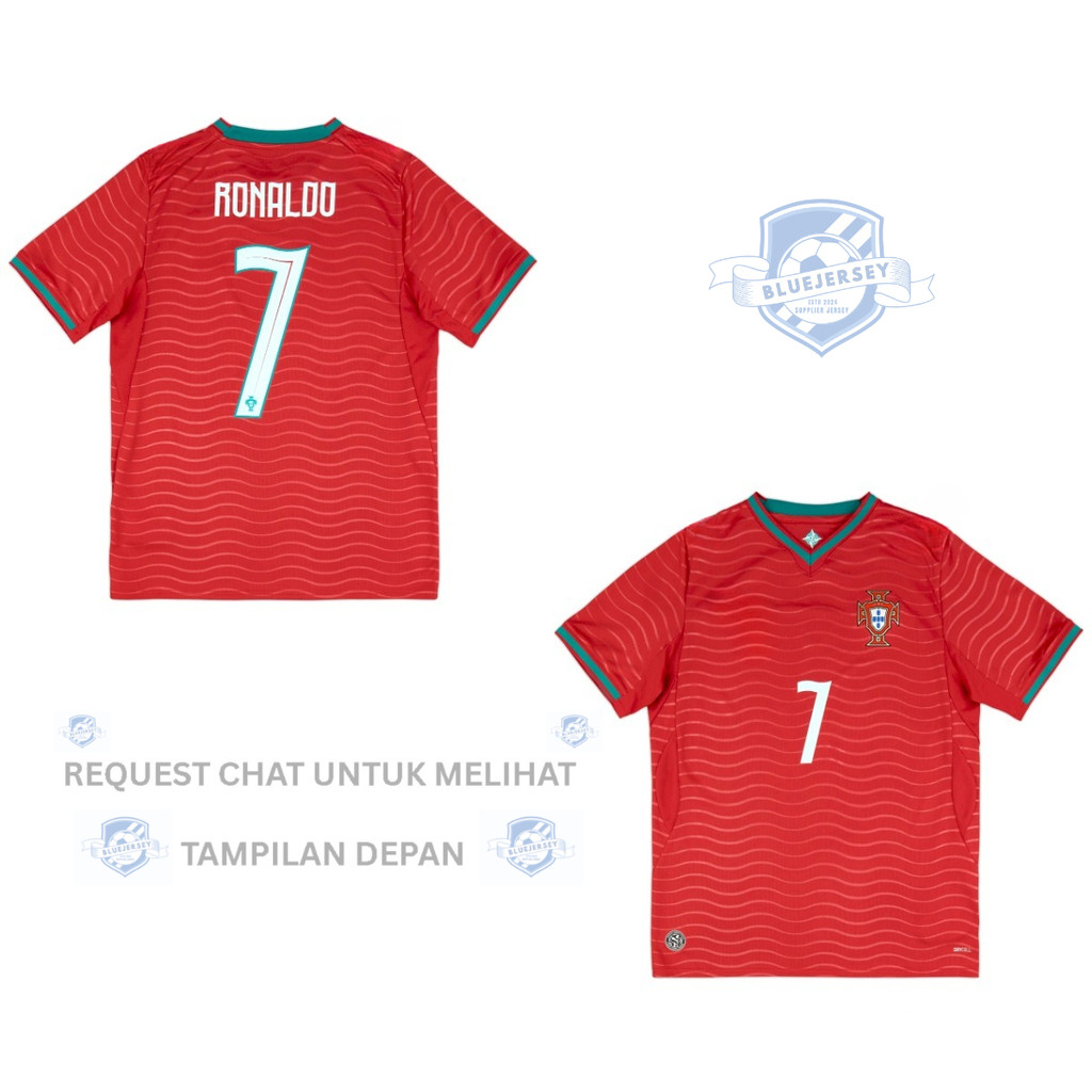 JERSEY BAJU BOLA PORTUGAL HOME WORLD CUP 2026 NEW + NAMESET