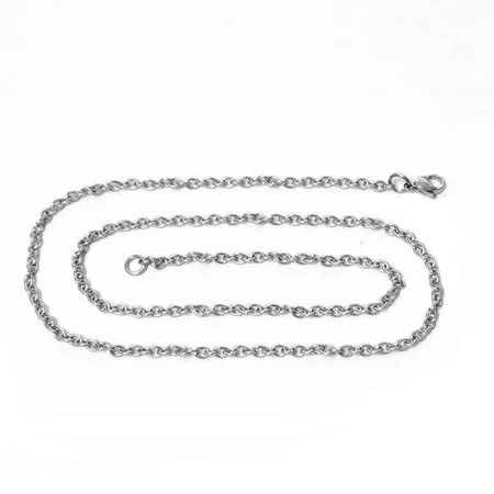 Kalung Rantai Polos Basic Simple Kalung Fashion Polos Tipis