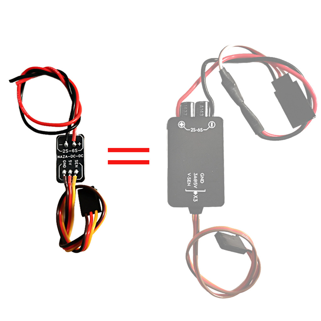 1PCS Papan Penyesuaian Parameter LED Drone FPV Tipe C Port 2-6S Modul Daya untuk DJI NAZA LITE/V2 Se