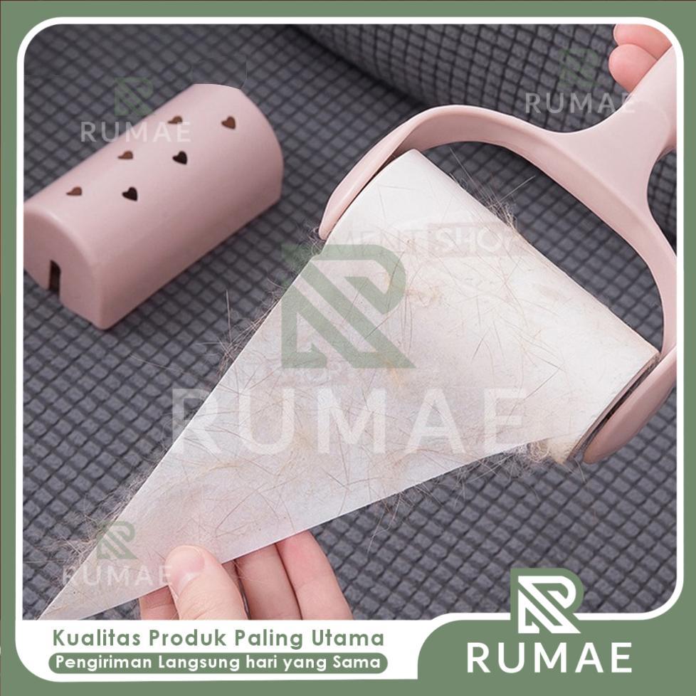 RUMAE Lint Roller Pembersih Bulu Hewan Alat Roll Debu Untuk Baju Sofa Jaket Dan Karpet Magic Pet Hai