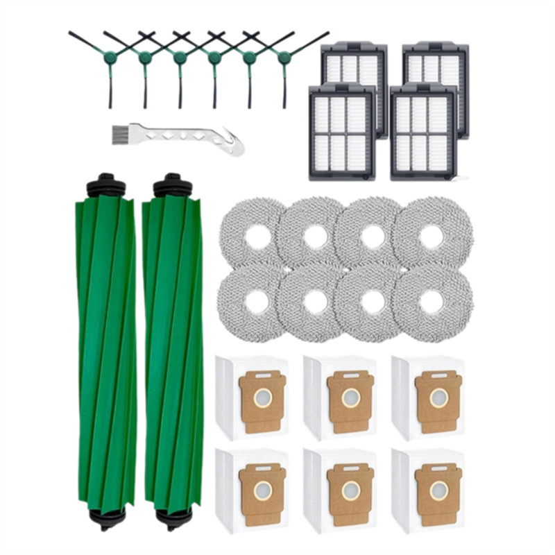 Accessories Set Of 27 Pcs For Irobot Roomba Plus 505/405 Combo Sweeping Machine-Main Side Brush Mop 