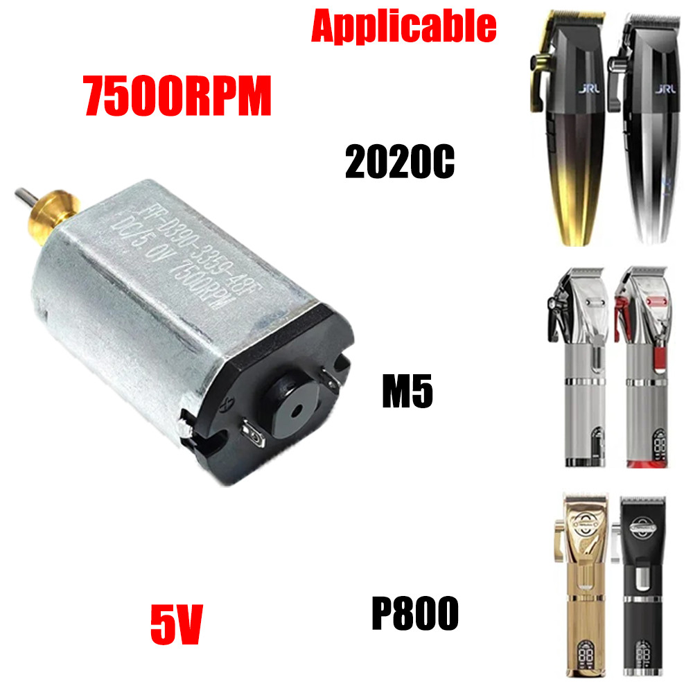 7500RPM Compatible with JRL 2020C Madeshow M5 P800 Professional Hair Clipper Motor 5V Trimmer Electr