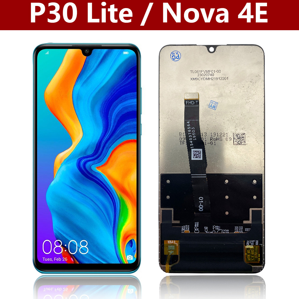 NEW LCD For HUAWEI P30 Lite LCD splay Tou Screen For HUAWE MAR-LX1M LX1A LX2 L21MEA LX3A Screen giti
