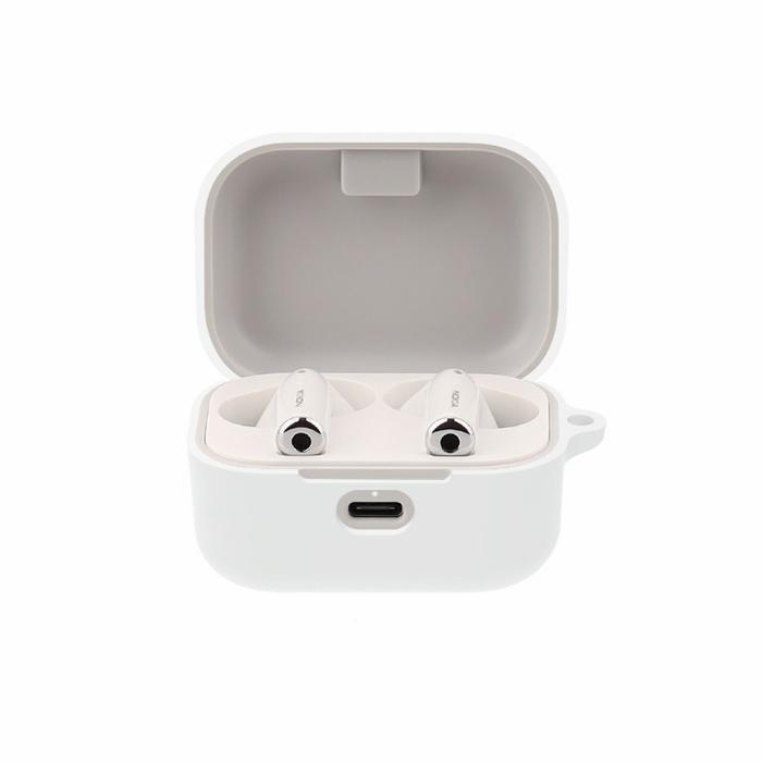 BEST SELLER Case Casing Silicone Protective Nokia TWS Earphone E3500 + Carabiner - White