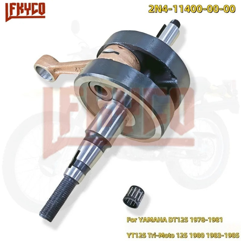 Rakitan Bagian Mesin Crankshaft Sepeda Motor Kit Crank Shaft untuk YAMAHA DT125 DT 125 1978-1981 YT1