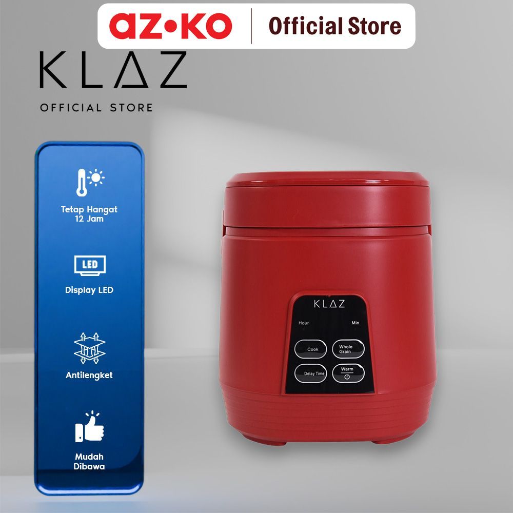 AZKO Klaz 300 ml Rice Cooker Digital Mini Magic Jar Magic Com Penanak Nasi Alat Masak Beras Elektron