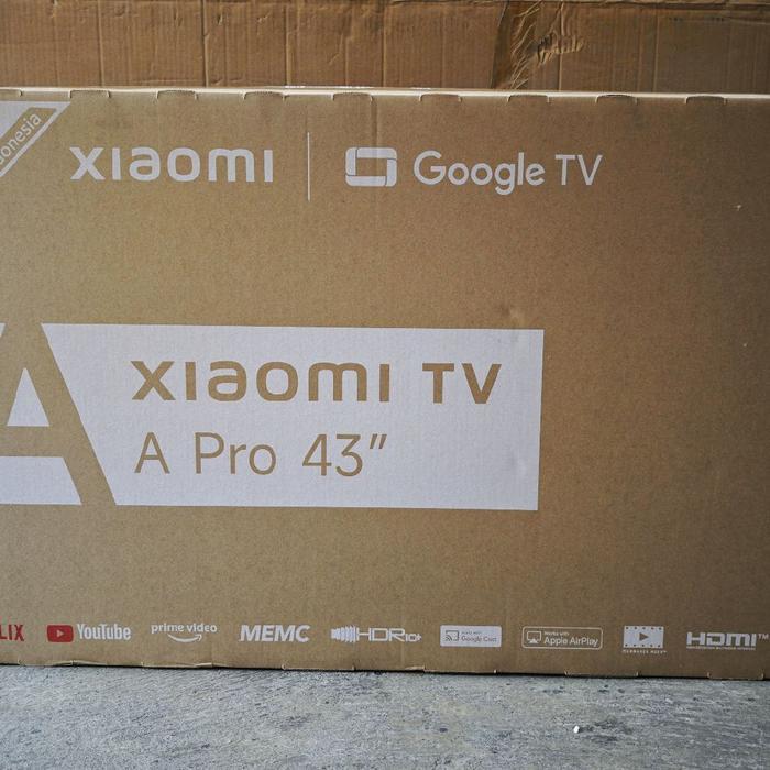 Xiaomi TV A Pro 43 2026 | 4K OLED HDR10+  Mall  Dolby Audio | Google TV  Apple Airplay garansi resmi