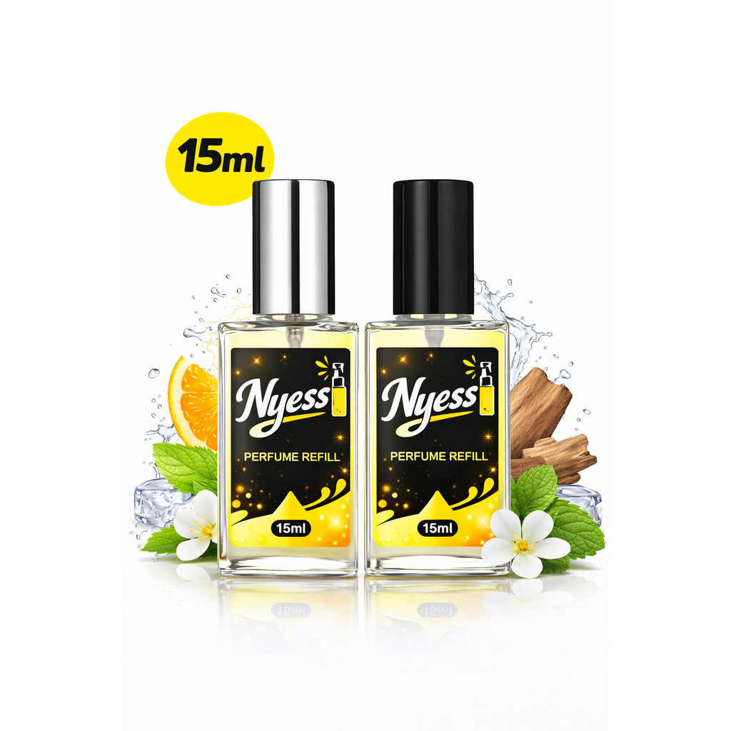 (15ml) Parfum Spray 15 ML Kualitas Premium Tahan Lama (Botol Hermes)