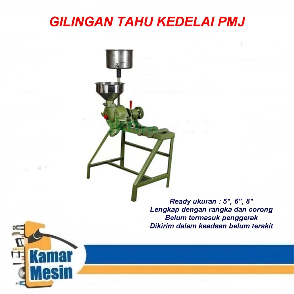 Giling Tahu 8 Inch Mesin Penggiling Tahu Mesin Penggiling Kedelai Gilingan Tahu