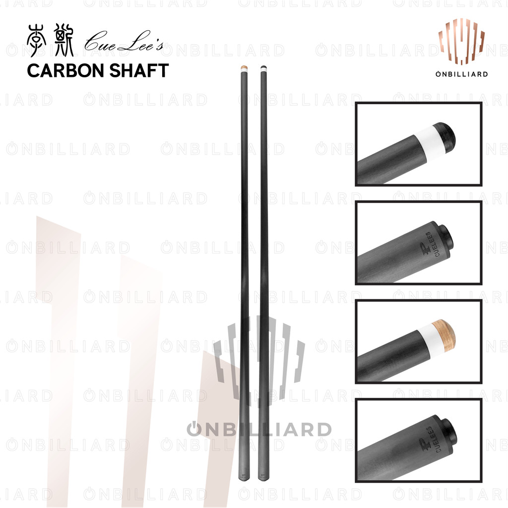 CUELEE'S CP Carbon Shaft Only Cue Low Deflection Cuelees Shaft Only Billiard Cue lees